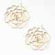 Rose Hoop Earrings