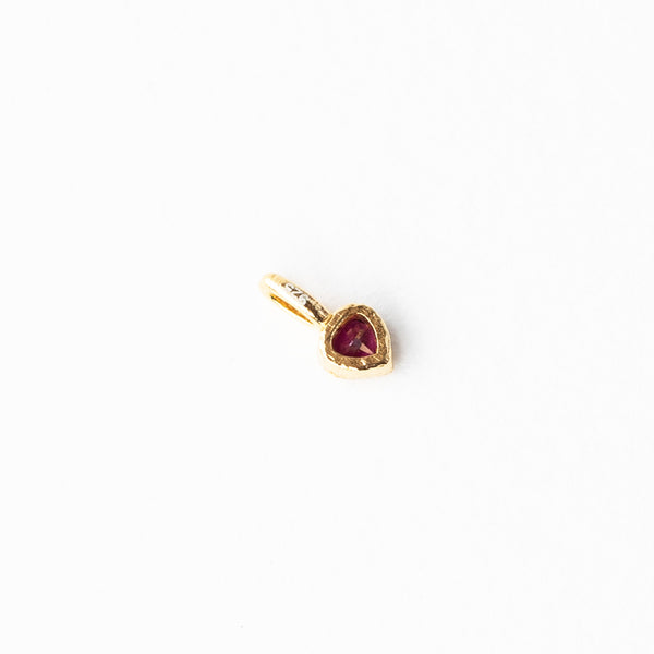 Cœur Rhodolite Pendant