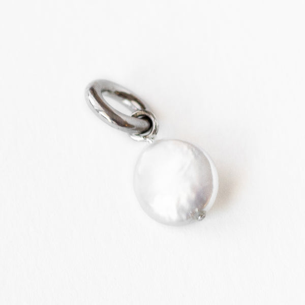 Bold Coin Pearl Pendant