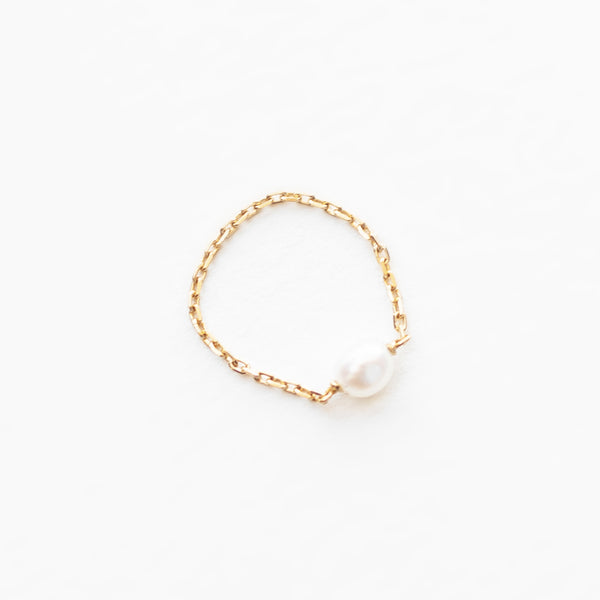 Pearl Chain Ring