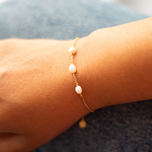 Triple Pearl Bracelet