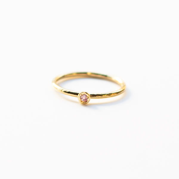 Sakura Pink Sapphire Ring