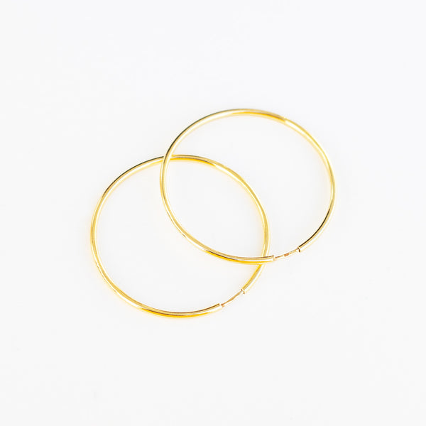 Esmeralda 35 Hoop Earrings